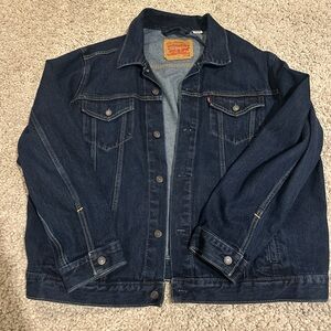 Levi's Men's Dark Blue Denim Jacket